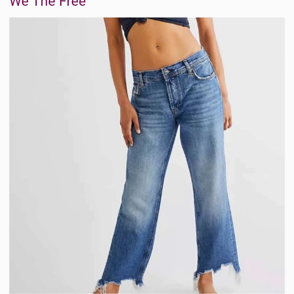 Free people Maggie midrise straight leg size 31